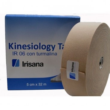 Kinesiology tape con turmalina Irisana 32 m. Beige