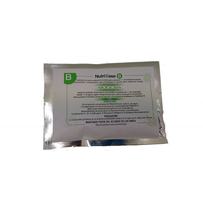 Hydroponic powder fertilizer. Nutribase A+B. Highly soluble.