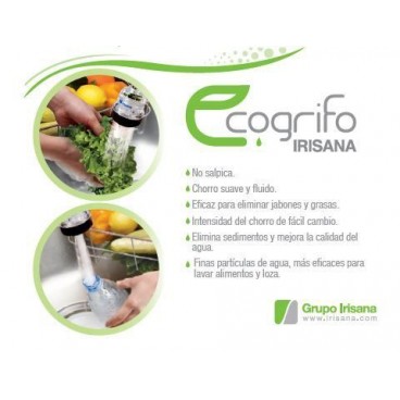 Irisana Ecogriff. Sparen Sie bis zu 65 % Wasser