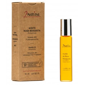 Puro olio di rosa canina, in roll-on da 15 ml. Irisana...