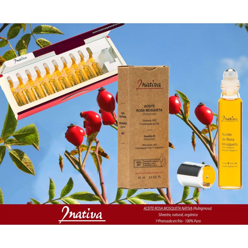 Pure Rosehip oil, in 15ml roll-on....