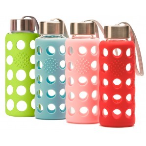 Irisana Bbo 300 ml. Reusable Water Bottle with Silicone...