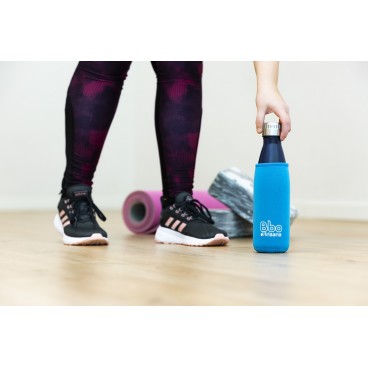 Borraccia termica Bbo Irisana con rivestimento in neoprene. Acciaio inossidabile, 350 ml.