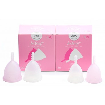 Copa menstrual Iriscup dos unidades
