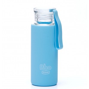 Botella Bbo Irisana de vidrio de borosilicato con funda... 2
