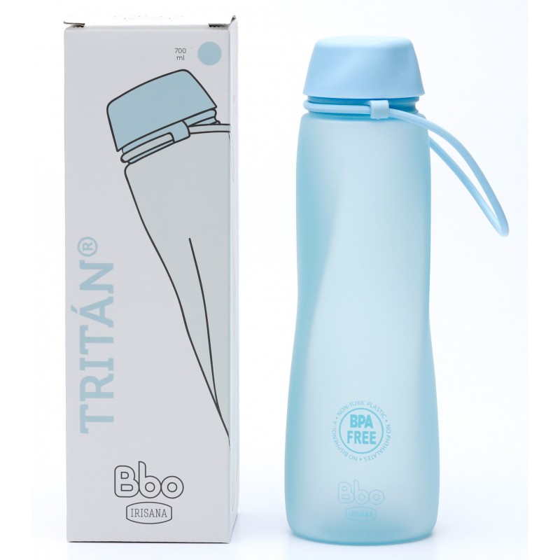 Botella Bbo Irisana de tritán. 700 ml.