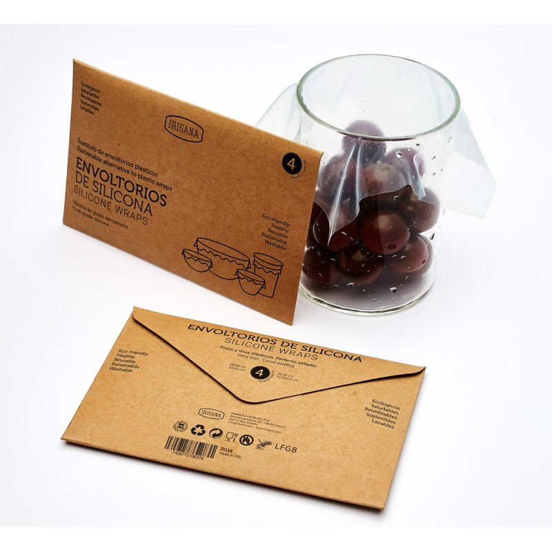 Envoltorios reutilizables de silicona... Envoltorios reutilizables de silicona...