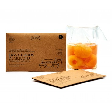Irisana silicone reusable wrappers. 4 units