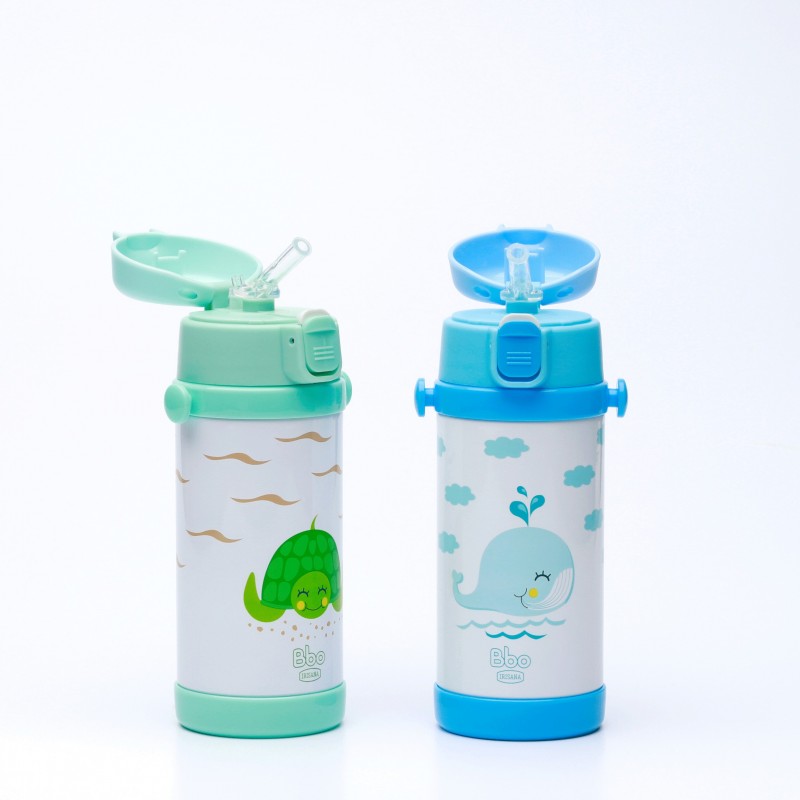 Botella infantil Bbo Irisana acero... Botella infantil Bbo Irisana acero...