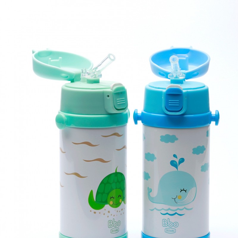 Botella infantil Bbo Irisana acero... Botella infantil Bbo Irisana acero...
