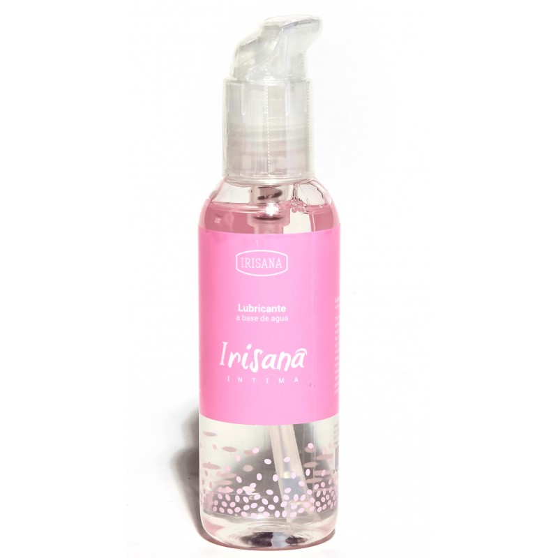 Irisana intimate water-based lubricant. 150 ml dispenser.