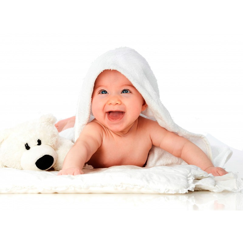 Irisana microfiber baby towel