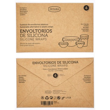 Envoltorios reutilizables de silicona IRISANA