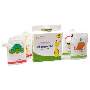 Bolsitas reutilizables Mi Comidita by Irisana Baby. 4...