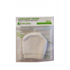 Limpiador facial de microfibra Irisana. Reutilizable