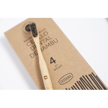 Irisana activated carbon toothbrush. Box of 4 units