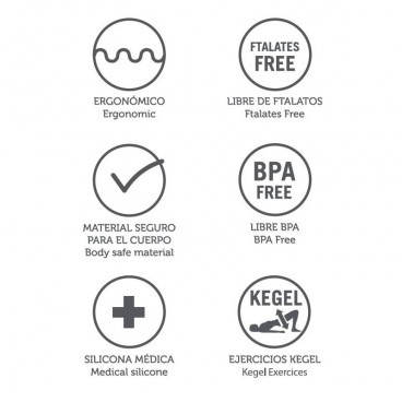 Pelvic floor trainer, with different weights, Intimichic by Irisana intima