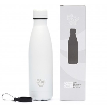 Bbo Irisana Thermos Bottle with Carabiner. Stainless Steel, 500 ml.