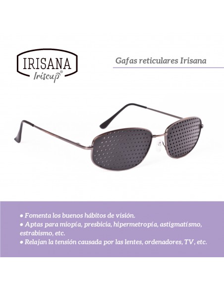 Irisana reticular metal glasses