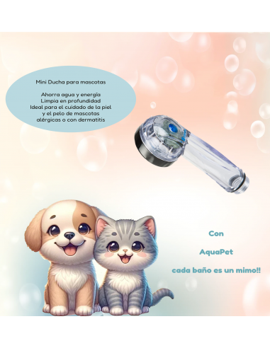 AquaPet. Mini ducha para mascotas. AquaPet. Mini ducha para mascotas.