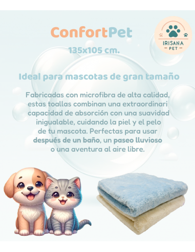 ConfortPet. Toalla de microfibra para... ConfortPet. Toalla de microfibra para...