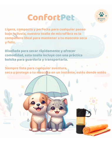 ConfortPet. Toalla de microfibra... ConfortPet. Toalla de microfibra...