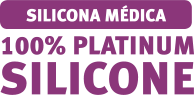 Silicone médical. 100% silicone platine